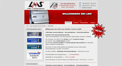 Desktop Screenshot of lms-laser.de